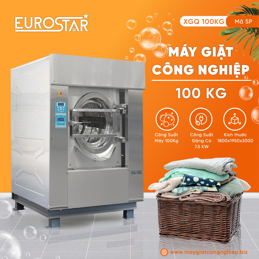 Máy giặt công nghiệp 100Kg Máy giặt công nghiệp 100Kg