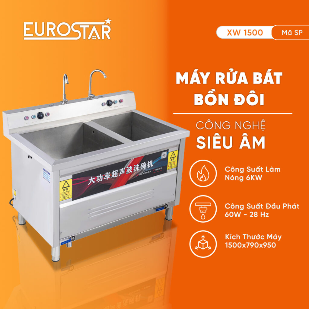 MÁY RỬA BÁT CÔNG NGHIỆP XW1500