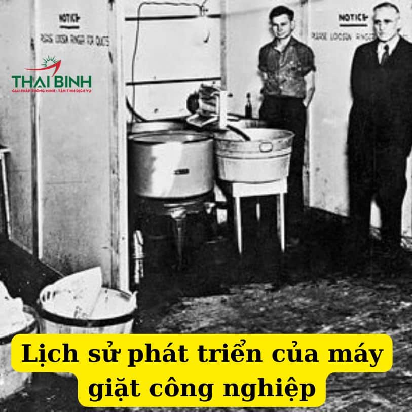 Lịch sử phát triển của máy giặt công nghiệp (1)