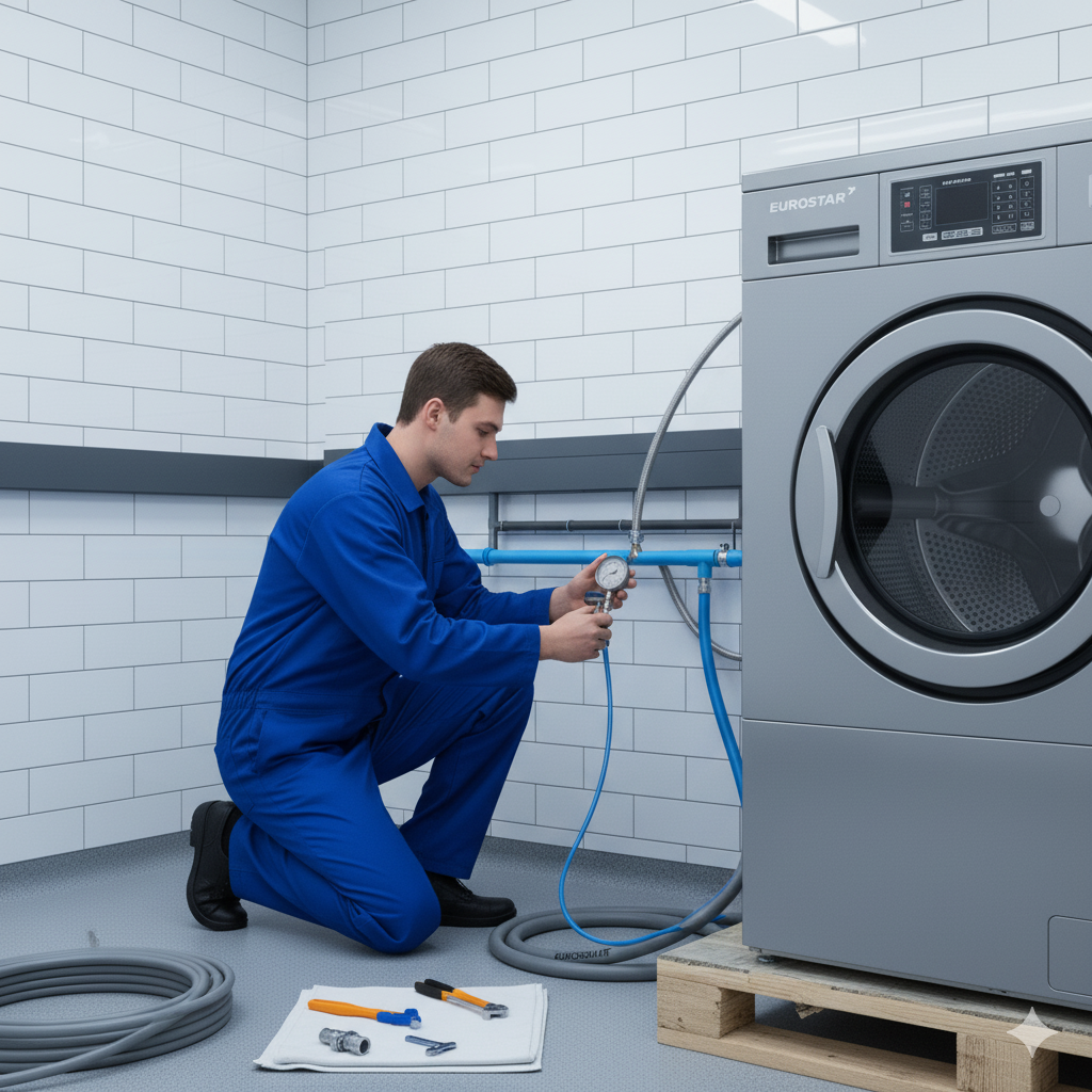 5 Điều Cần Kiểm Tra Khi Lắp Đặt Máy Giặt Công Nghiệp